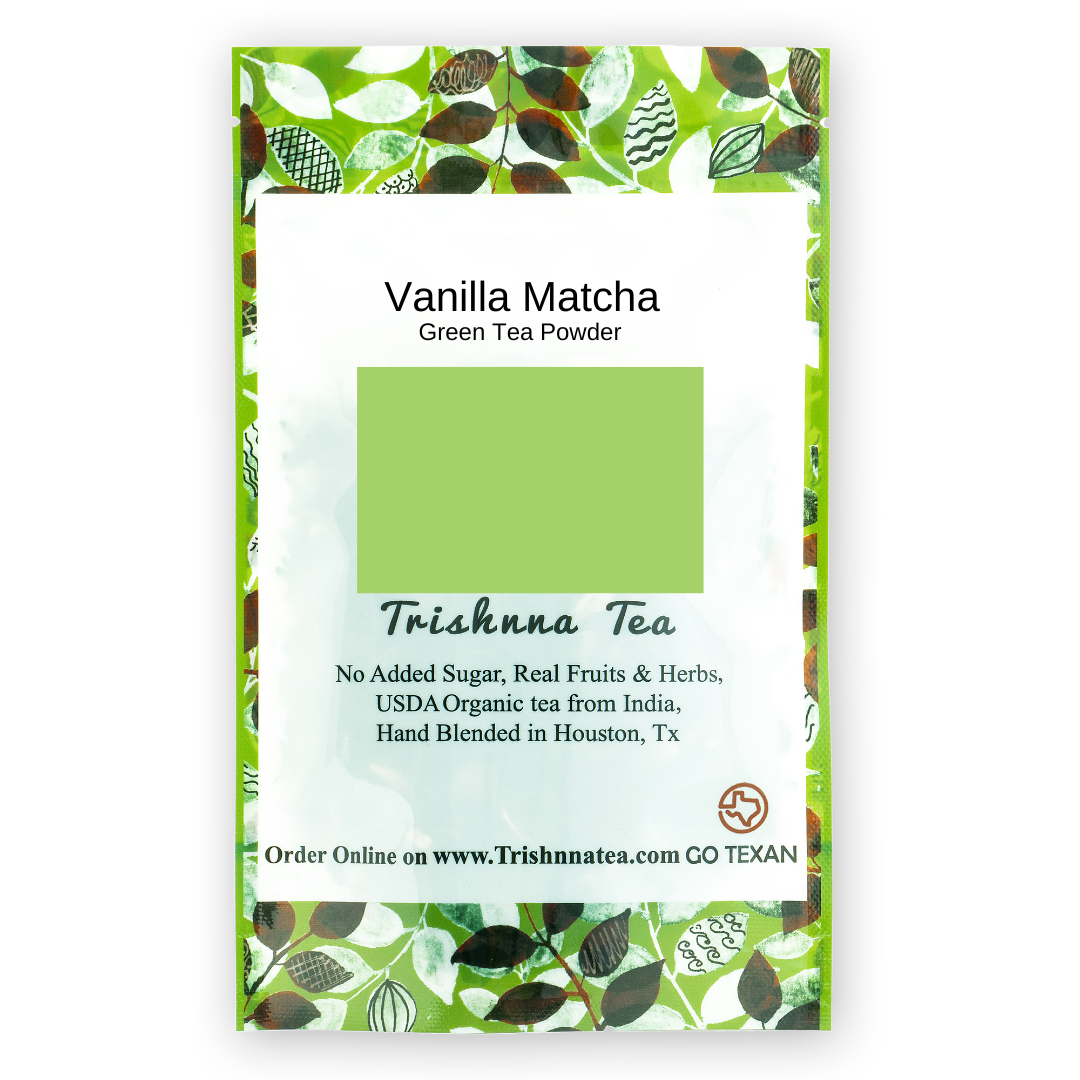 vanilla matcha green tea powder