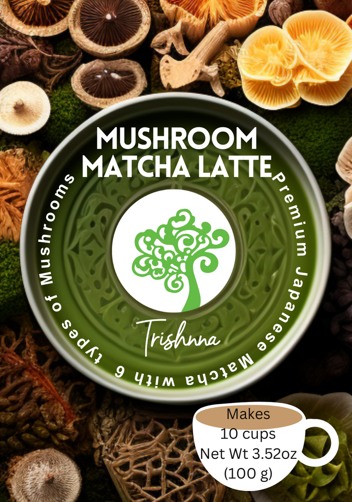 Mushroom Matcha Latte