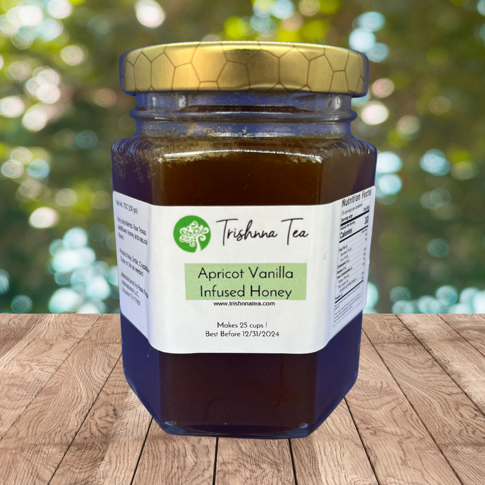 Apricot Vanilla Infused Honey