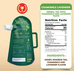 
                  
                    Load image into Gallery viewer, Chamomile Lavender Herbal Tea Concentrate -Honey Infused Tea
                  
                