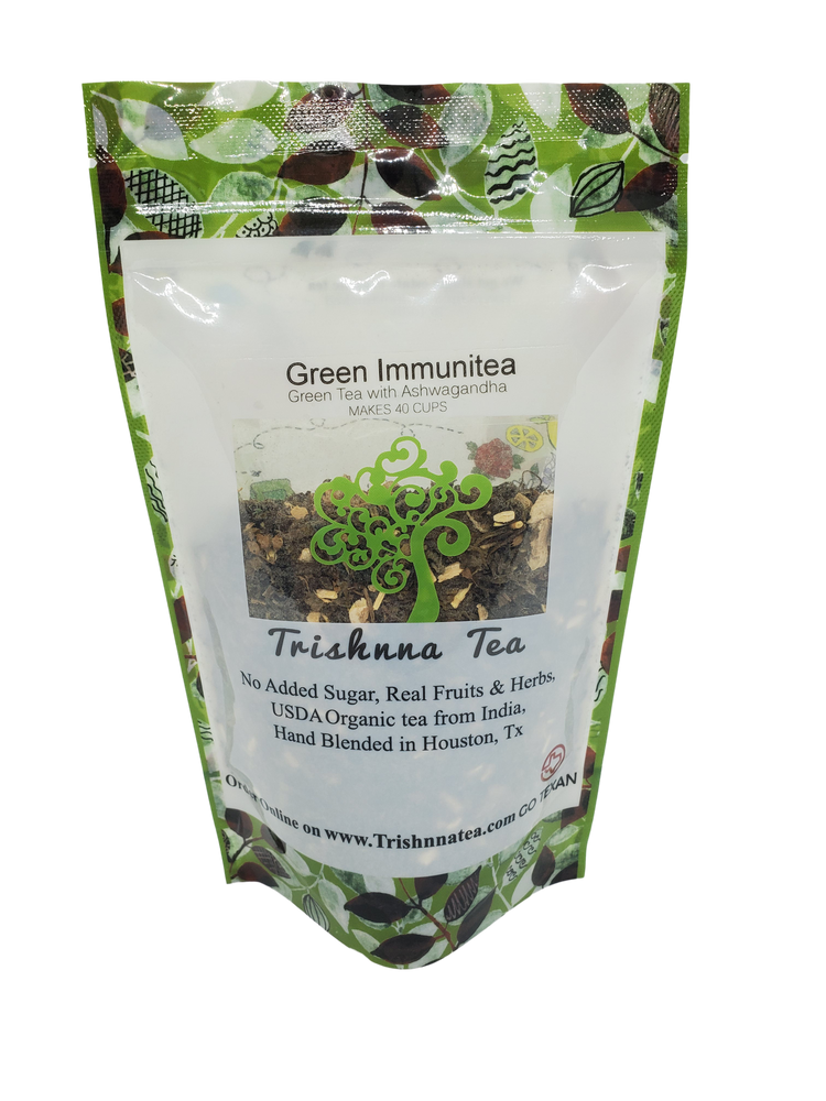 
                  
                    Load image into Gallery viewer, Green - Ashwagandha Ginger- Immunitea
                  
                