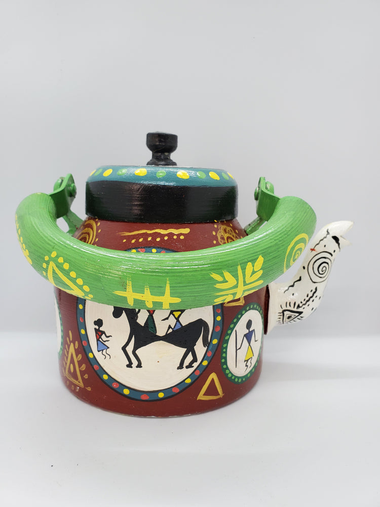 
                  
                    Load image into Gallery viewer, Hand Painted Tea Pot Brown
                  
                